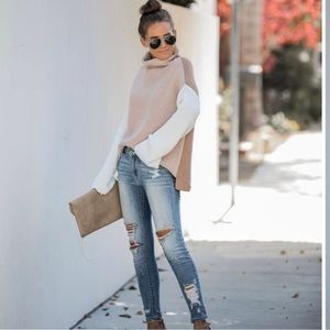 Vici joyous occasion colorblock sweater